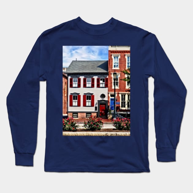 Harrisburg PA - Roses on State Street Long Sleeve T-Shirt by SusanSavad